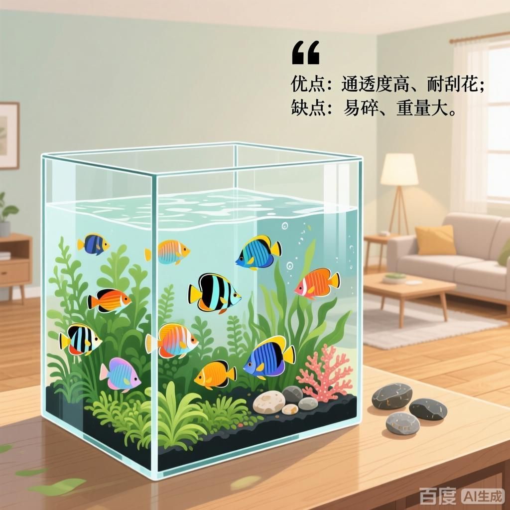 詳解四種魚缸材質的優缺點，四種常見魚缸材質的優缺點