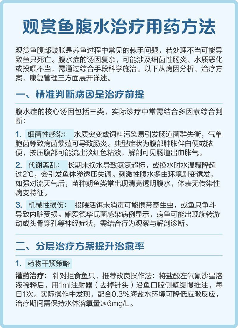 龍魚腹水病能治愈嗎，如何判斷龍魚腹水病家庭急救清單