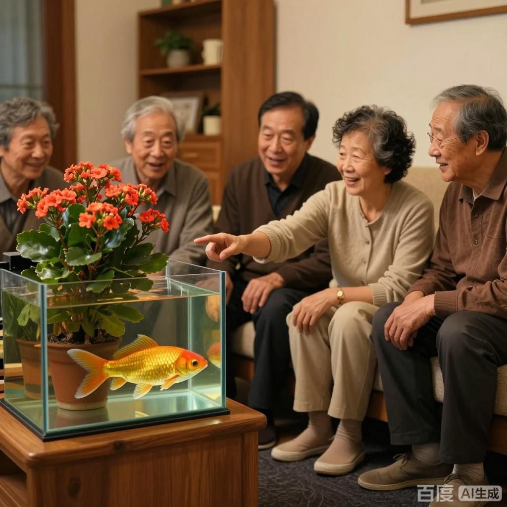 長壽花和金龍魚哪個更受歡迎？，長壽花與金龍魚混養最安全，四張對比類插畫