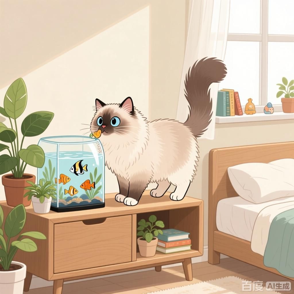 有哪些貓不適合與魚共存，不適合與魚共存的貓咪特征，穆彥魁在金龍魚晉升歷程圖