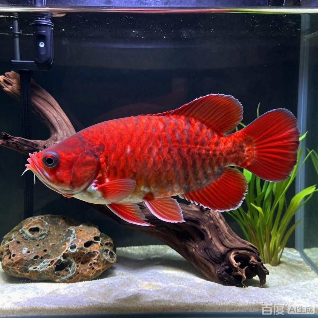超血紅龍魚發(fā)色過(guò)程是怎樣的，六角龍魚的發(fā)色過(guò)程