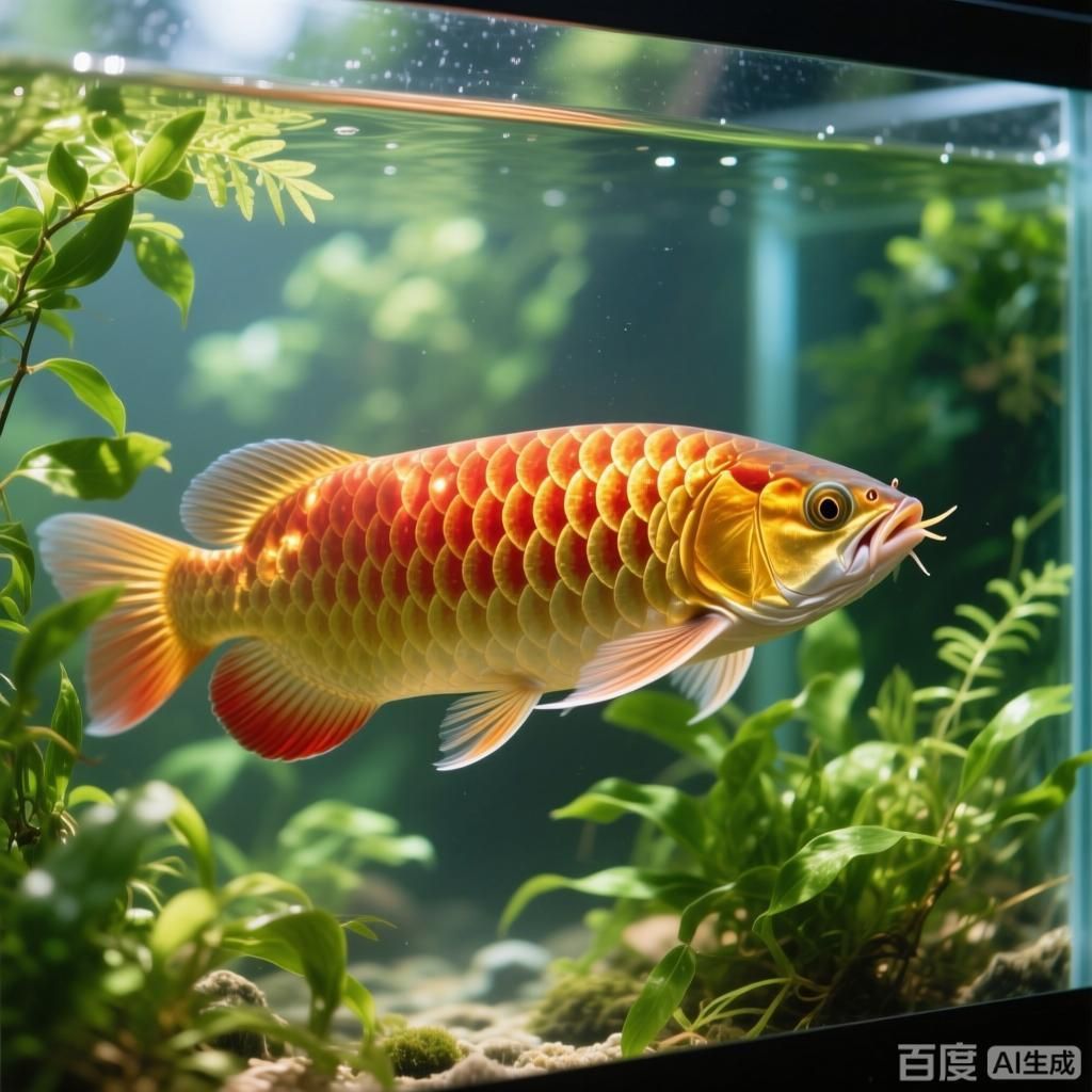 如何拍攝出金龍魚靈動感的高清大圖，4張圖均為高清金龍魚攝影作品捕捉金龍魚靈動姿態