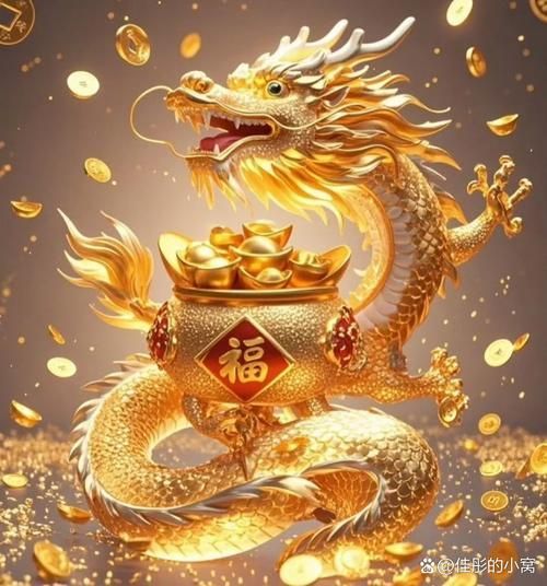 推薦一些簡約風格的聚財金龍圖片，尋找簡約風格的聚財金龍圖片