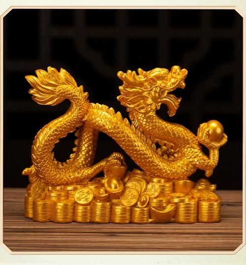 推薦一些簡約風格的聚財金龍圖片，尋找簡約風格的聚財金龍圖片