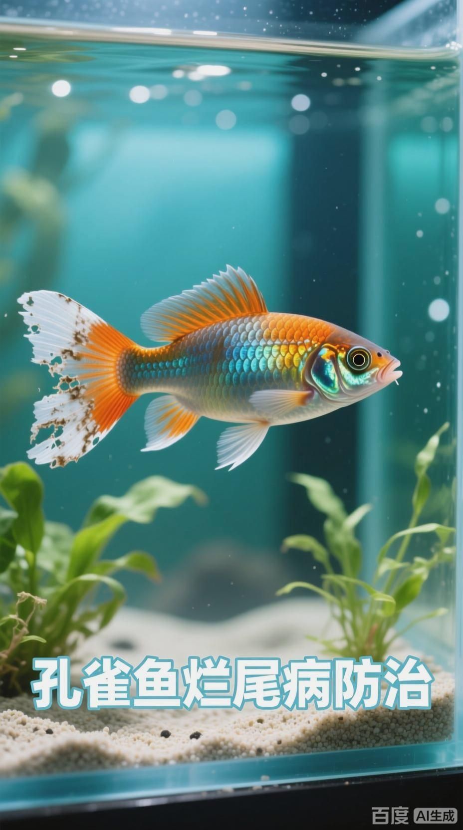 如何預防孔雀魚爛尾病，孔雀魚爛尾病怎么辦