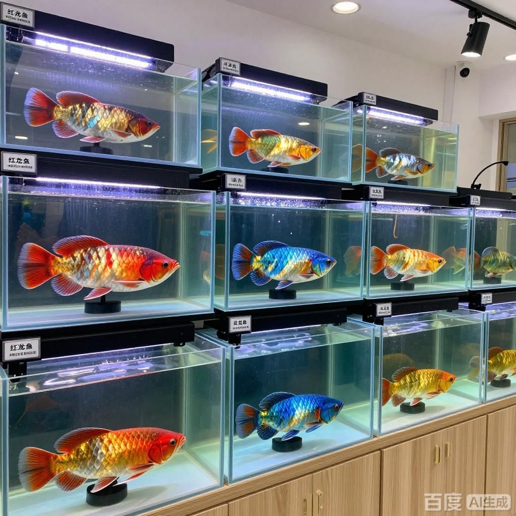 七彩龍魚的價(jià)格范圍是多少？，四張圖均圍繞七彩龍魚展開呈現(xiàn)不同場(chǎng)景下的七彩龍魚 七彩龍魚的價(jià)格范圍是多少？，四張圖均圍繞七彩龍魚展開呈現(xiàn)不同場(chǎng)景下的七彩龍魚 龍魚百科 第4張