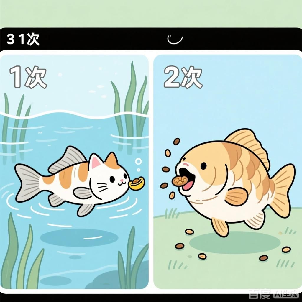 招財貓魚一天應該喂幾次，招財貓魚喂食頻次下招財貓魚喂食頻次下招財貓魚