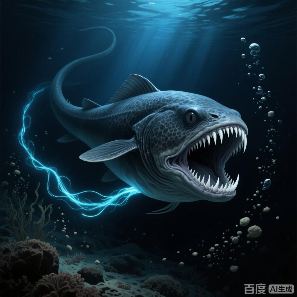 有沒有更多深海未知生物的插畫，深海未知生物主題插畫