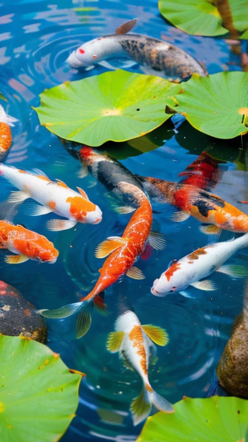 給我一些錦鯉魚的高清圖片，如何獲取錦鯉魚的高清圖片