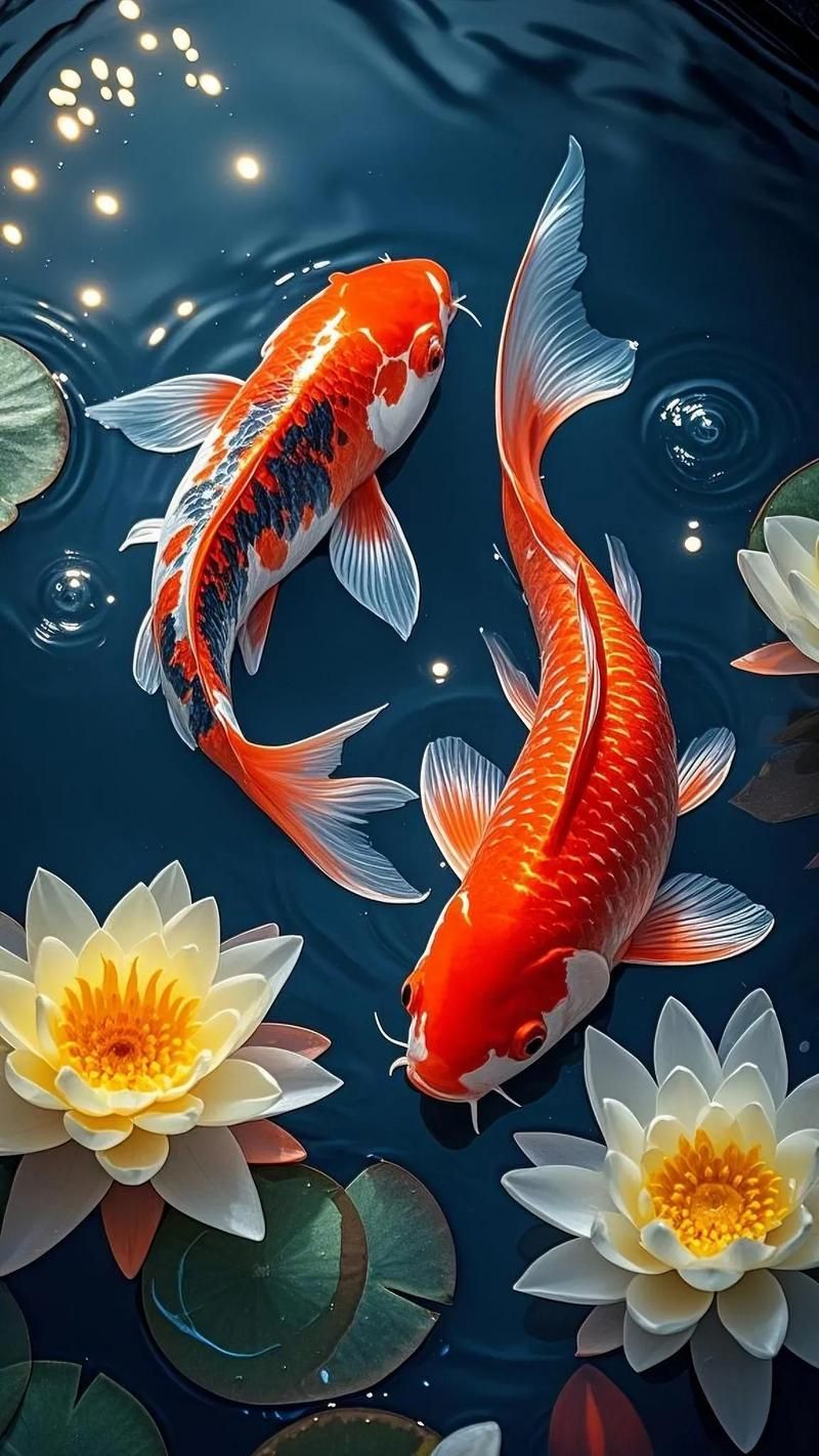 給我一些錦鯉魚的高清圖片，如何獲取錦鯉魚的高清圖片
