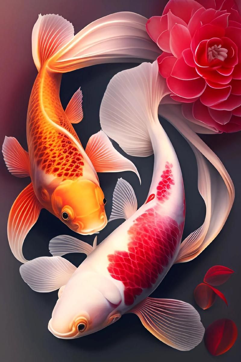 給我一些錦鯉魚的高清圖片，如何獲取錦鯉魚的高清圖片
