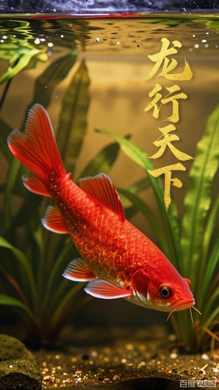 如何添加文字到紅龍魚壁紙上，紅龍魚壁紙的添加方法