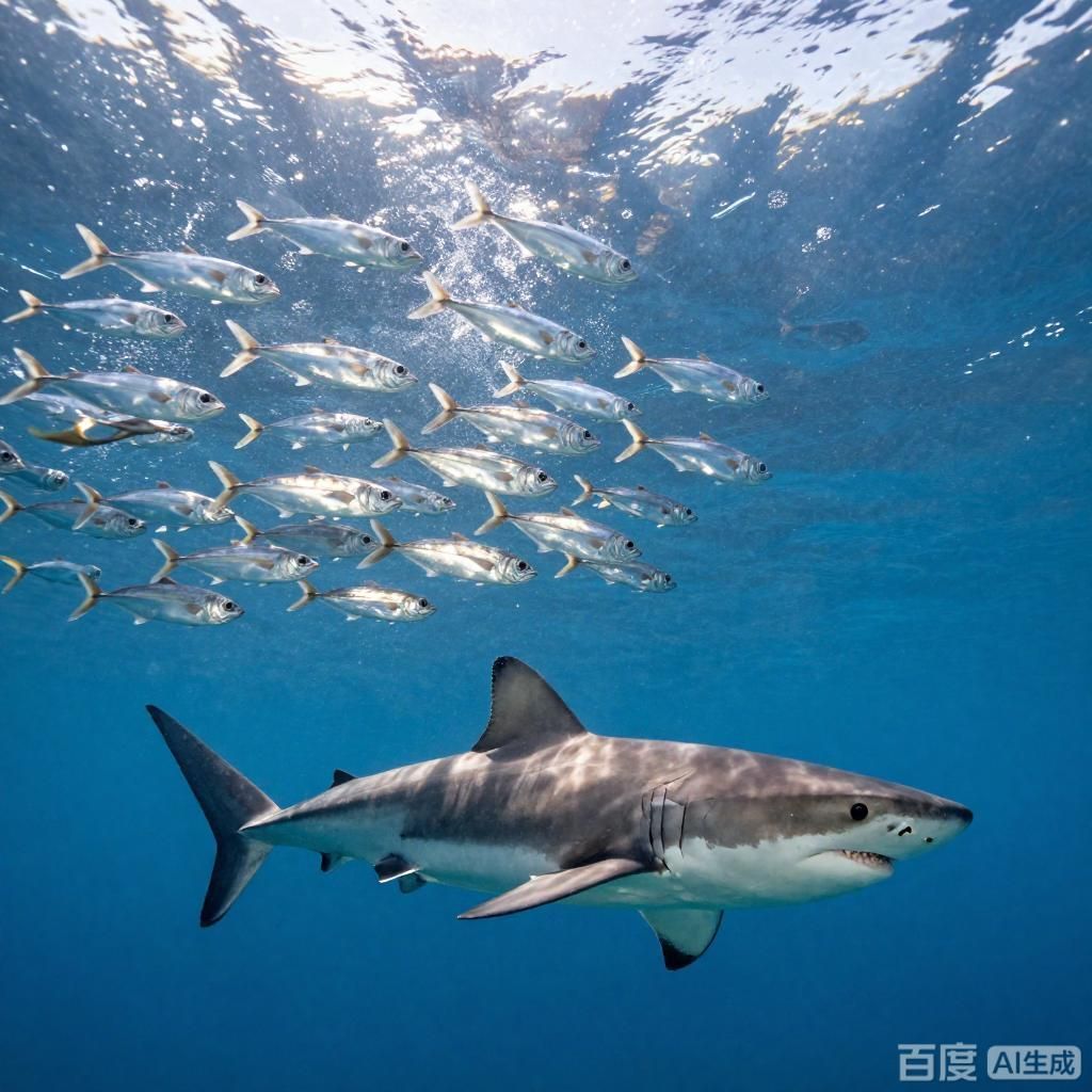 球狀魚群中鯊魚的捕食成功率有多高？ 球狀魚群中鯊魚的捕食成功率有多高？ 龍魚百科 第2張