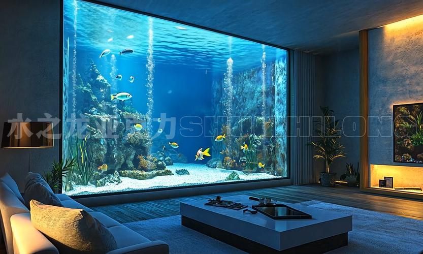 給我一些家庭水族箱布置的圖片，家庭水族箱布置圖片