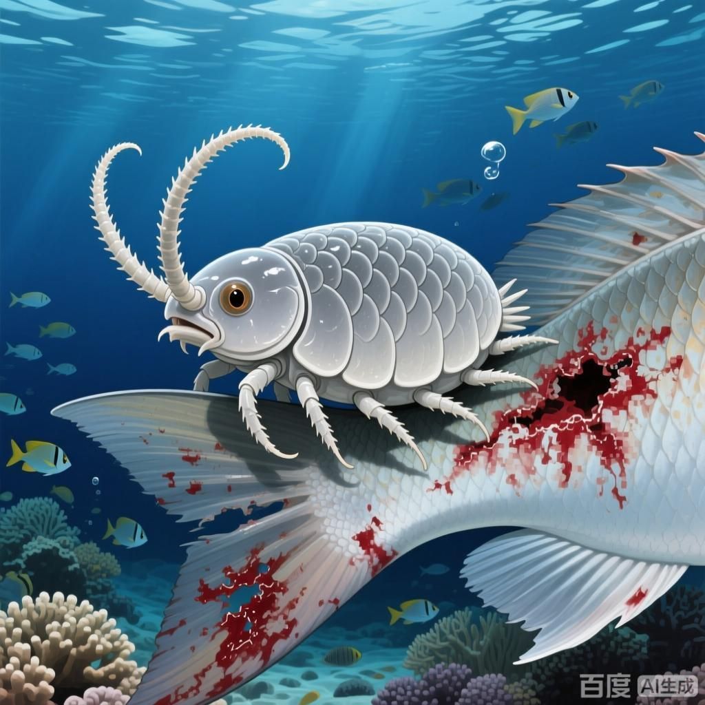 鲺和魚虱哪個更危險，4張科普向插畫，預防龍魚鰓部疾病， 鲺和魚虱哪個更危險，4張科普向插畫，預防龍魚鰓部疾病， 龍魚百科 第2張