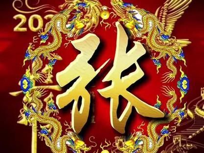 有沒有更多帶張字的龍圖片，“張”姓藝術風格分類清單