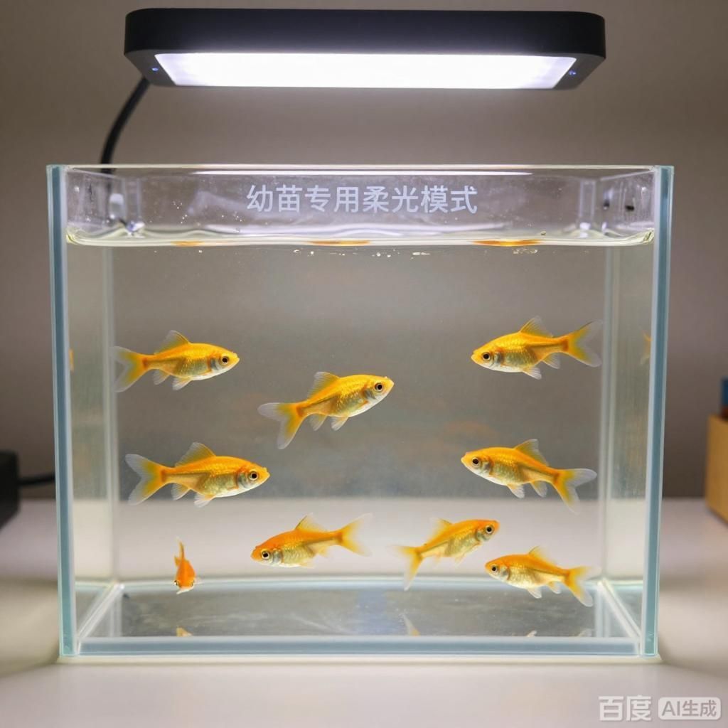 詳細解釋金龍魚幼苗階段的燈光設置，金龍魚幼苗燈光設置展開