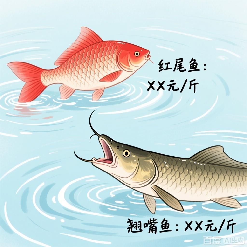 紅尾魚和翹嘴魚的市場價格對比 紅尾魚和翹嘴魚的市場價格對比 龍魚百科 第2張