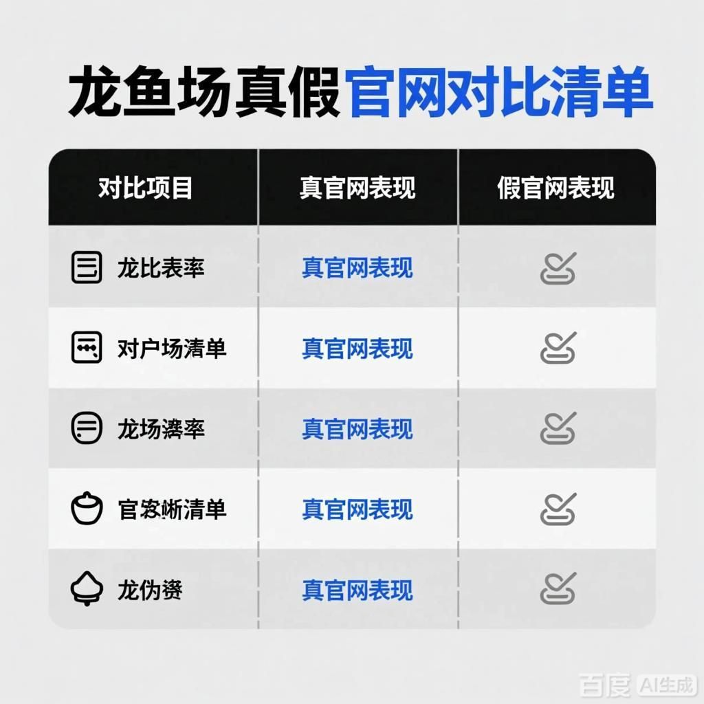 給我一份祥龍魚場真假官網(wǎng)對比清單，如何辨別祥龍魚場真假官網(wǎng)對比清單