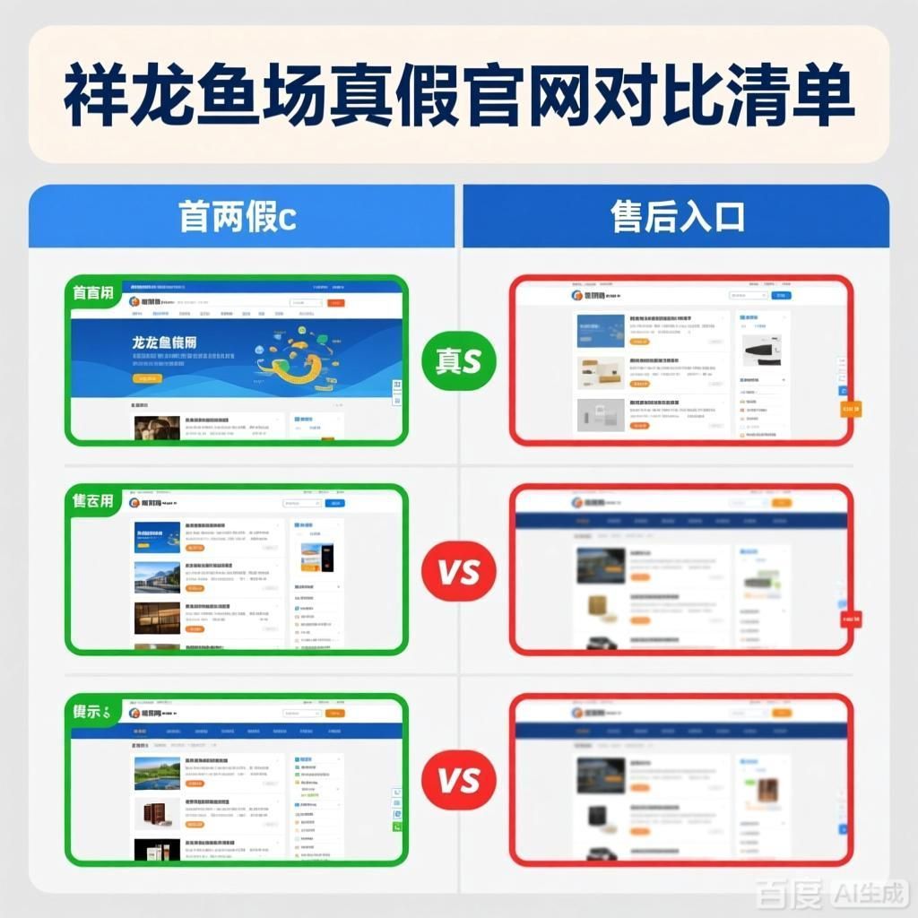 給我一份祥龍魚場真假官網(wǎng)對比清單，如何辨別祥龍魚場真假官網(wǎng)對比清單