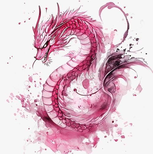 推薦一些紅龍頭像的圖片，紅龍頭像風格介紹