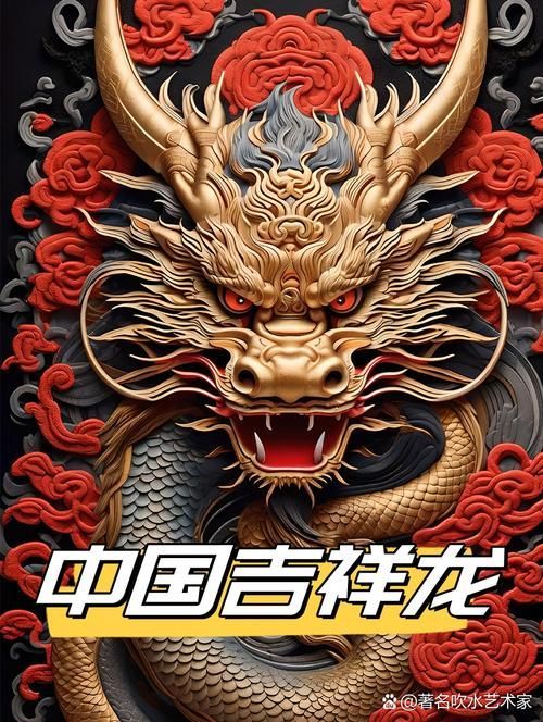 十大吉祥龍圖片有哪些來源，吉祥龍圖片的寓意來源主要包括以下幾個方面的寓意 十大吉祥龍圖片有哪些來源，吉祥龍圖片的寓意來源主要包括以下幾個方面的寓意 龍魚百科 第13張