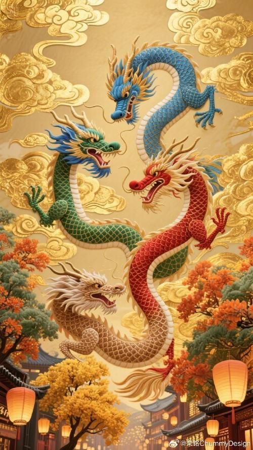 十大吉祥龍圖片有哪些來源，吉祥龍圖片的寓意來源主要包括以下幾個方面的寓意 十大吉祥龍圖片有哪些來源，吉祥龍圖片的寓意來源主要包括以下幾個方面的寓意 龍魚百科 第14張