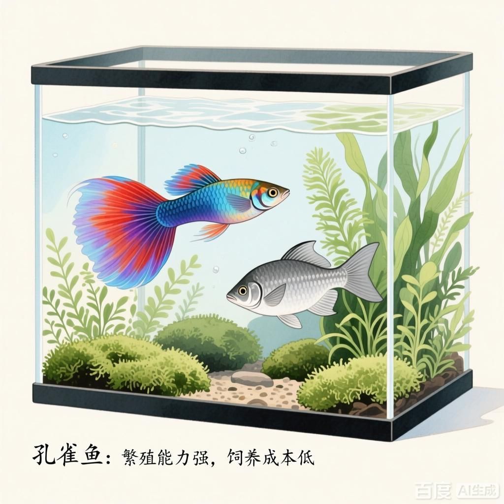能推薦一些性價比高的魚嗎，性價比高的觀賞魚科普插畫