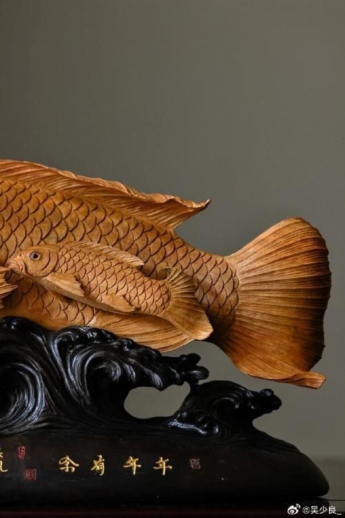給我一些木雕魚的圖片，一份木雕魚的diy制作指南 給我一些木雕魚的圖片，一份木雕魚的diy制作指南 龍魚百科 第9張