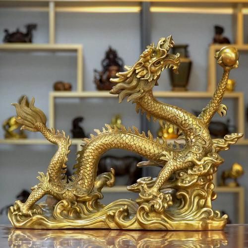銅龍擺件的最佳擺放位置 銅龍擺件的最佳擺放位置 龍魚百科 第8張