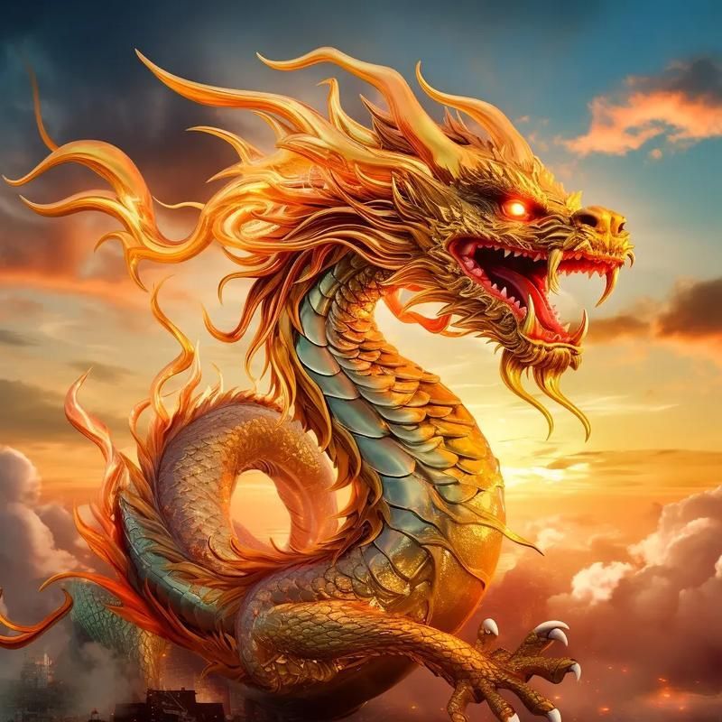 能否提供更多關于龍的寓意和象征的圖片，億元級紅龍魚的市場行情