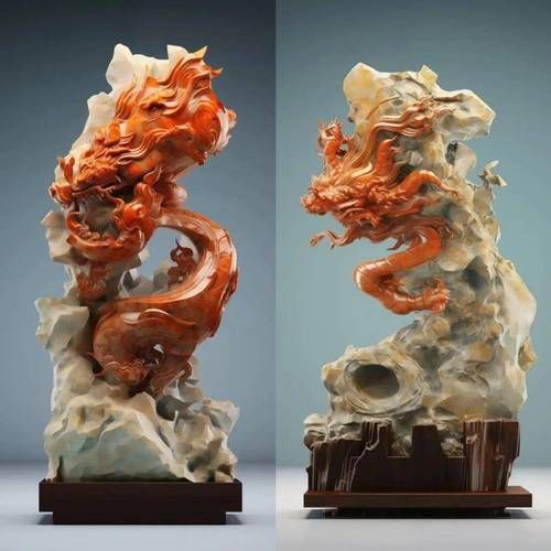 能否提供更多生龍主題的藝術(shù)品，“生龍”主題的藝術(shù)作品欣賞