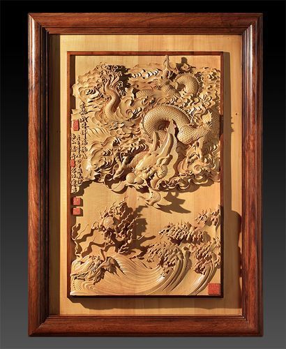 龍魚木雕有哪些名家作品，中國(guó)傳統(tǒng)木雕藝術(shù)之龍魚木雕