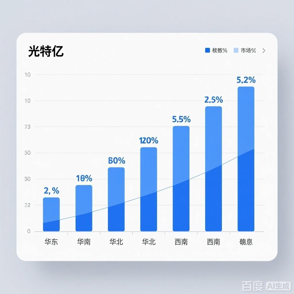 光特億的市場份額是多少？，光特億市場份額數據