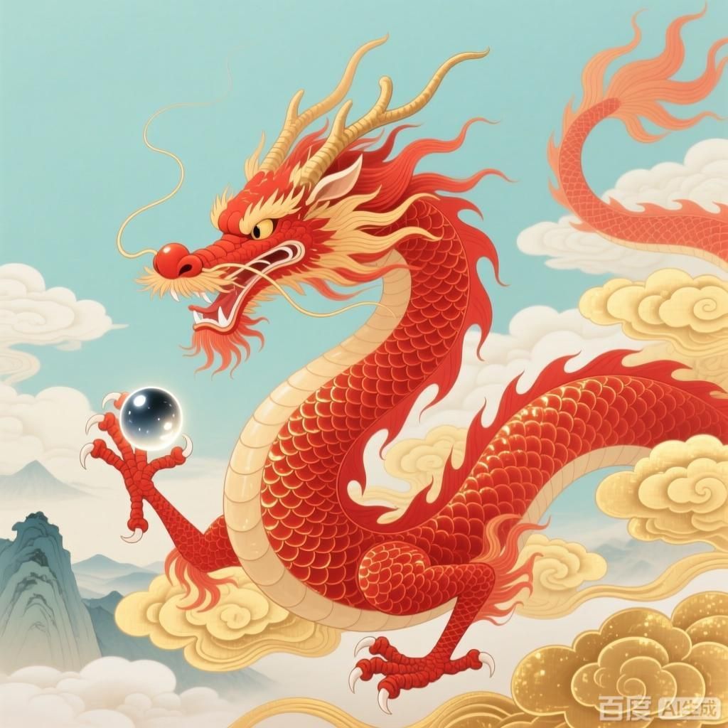 紅龍在中國文化中的象征意義，紅龍在中國文化中是一種充滿力量和智慧的象征 紅龍在中國文化中的象征意義，紅龍在中國文化中是一種充滿力量和智慧的象征 龍魚百科 第1張