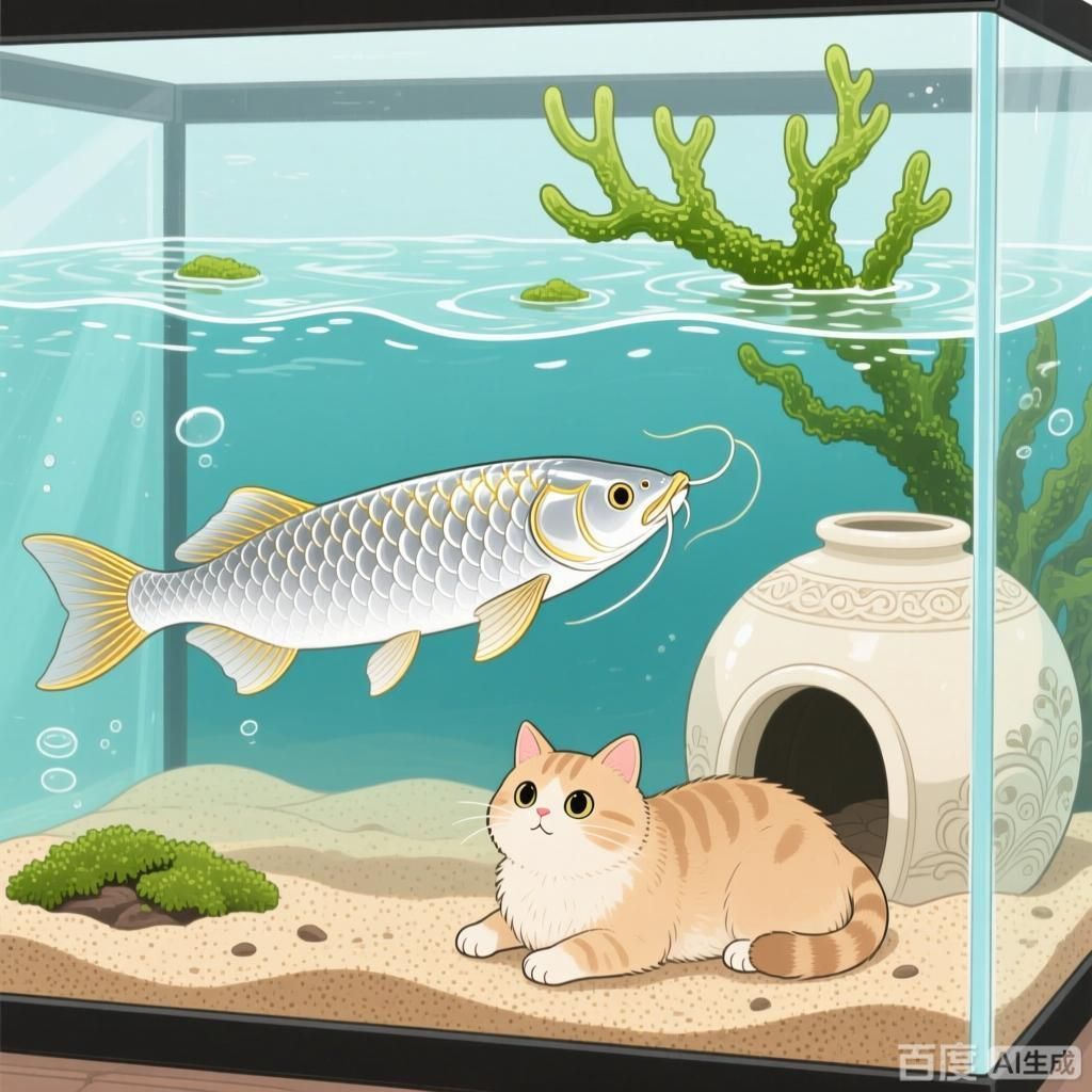 招財貓和龍魚混養(yǎng)的成功案例，招財貓與龍魚混養(yǎng)的成功案例 招財貓和龍魚混養(yǎng)的成功案例，招財貓與龍魚混養(yǎng)的成功案例 龍魚百科 第3張