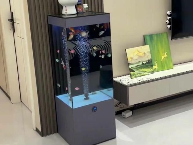 給我一些家庭水族箱布置的圖片，家庭水族箱如何布置