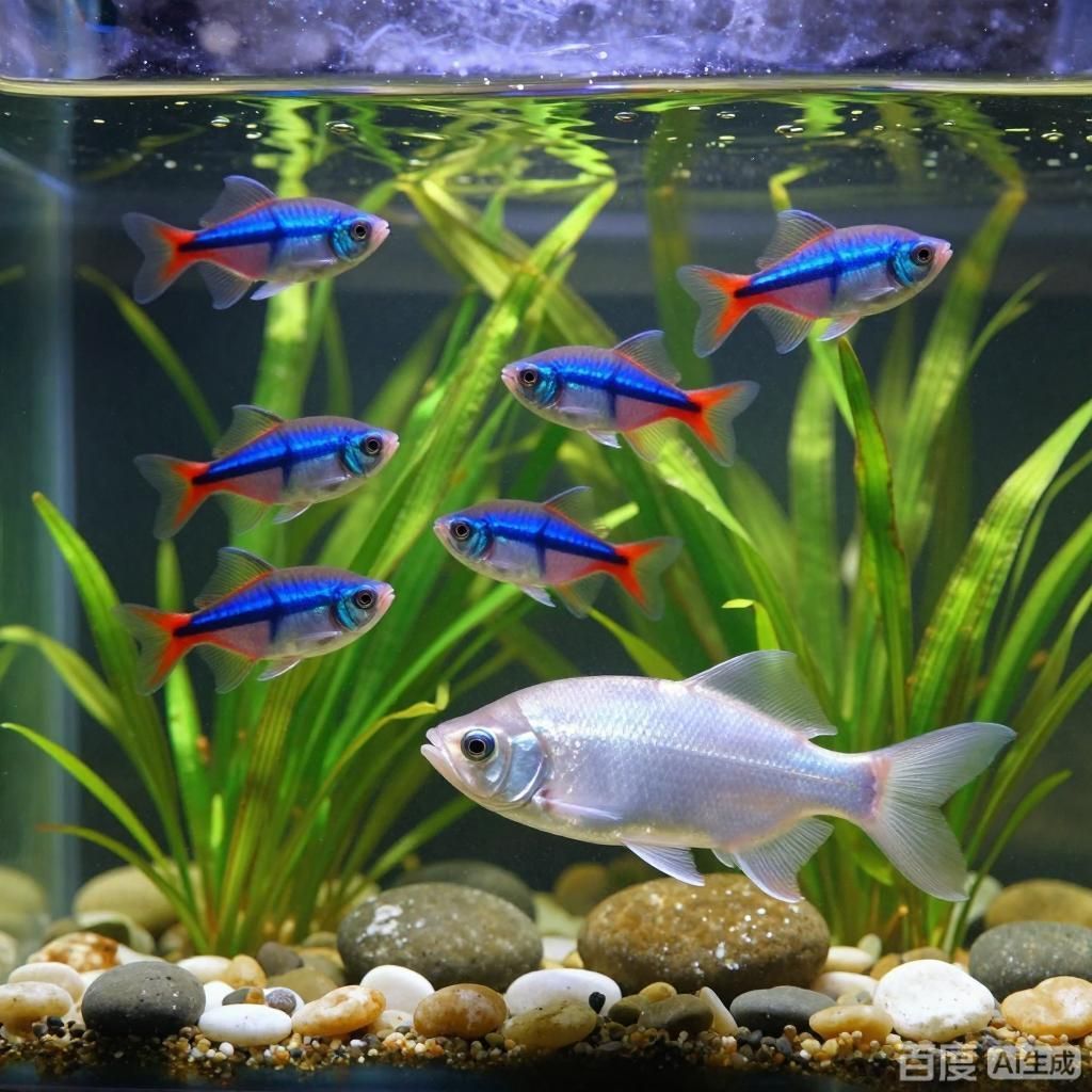 七彩魚和銀龍魚混養(yǎng)的成功率高嗎？，七彩魚和銀龍魚混養(yǎng)的成功率高嗎,
