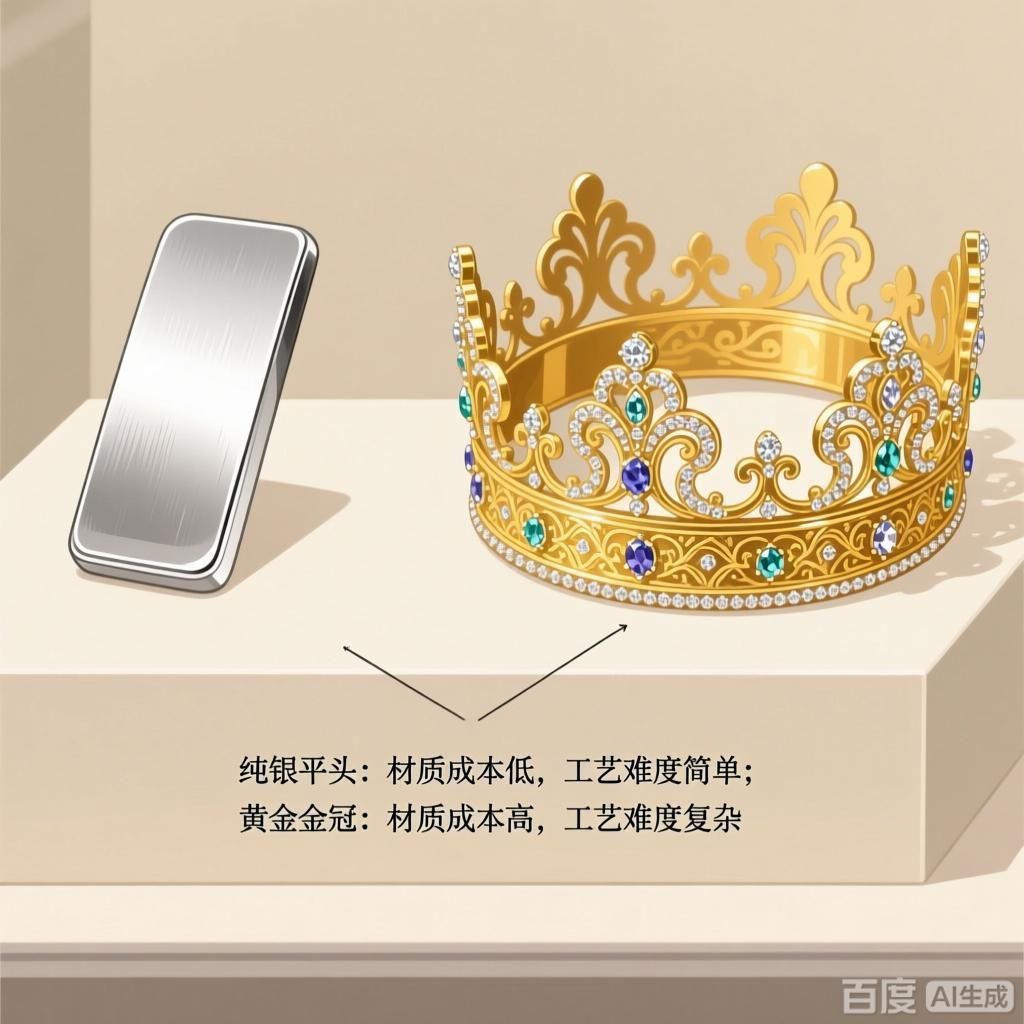 平頭和金冠哪個更貴