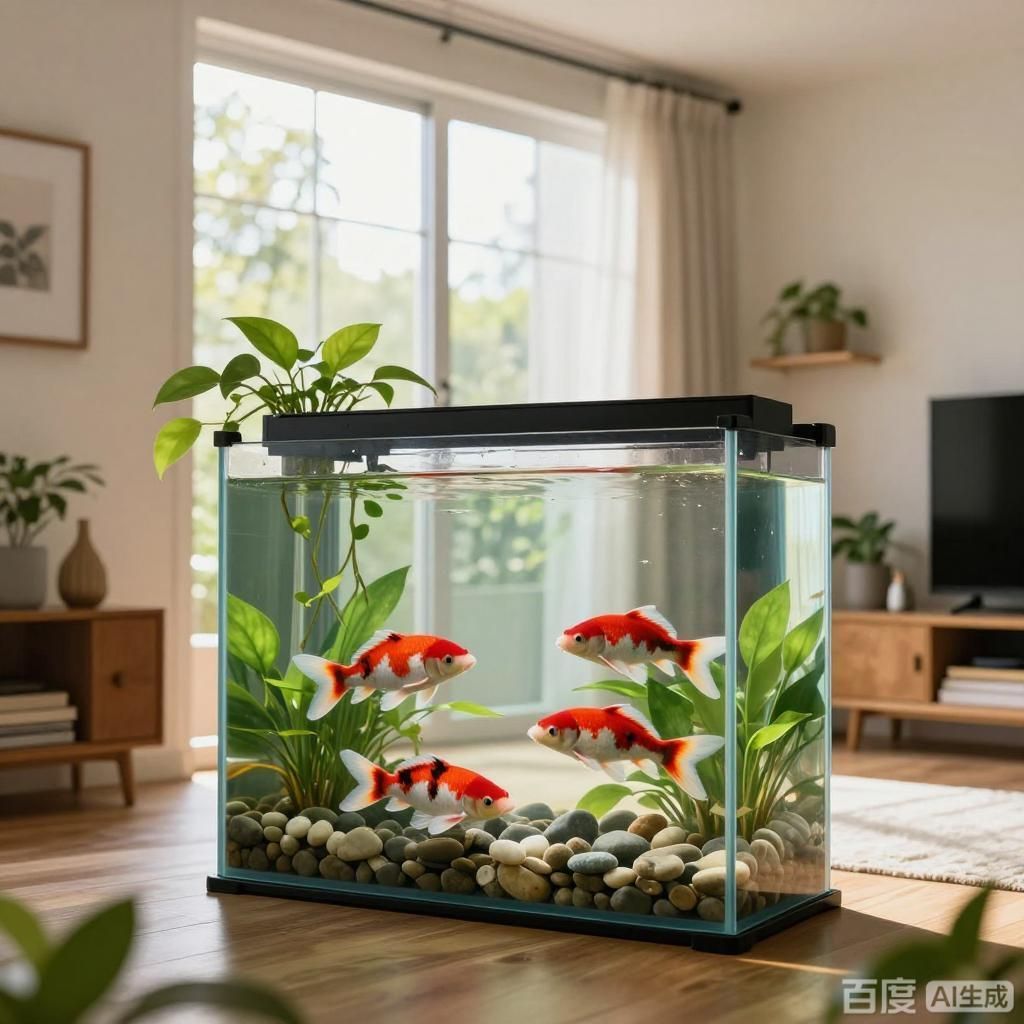 哪種魚最適合客廳飼養，哪種魚最適合客廳飼養,四張圖分別展示了四種適合客廳飼養的觀賞魚