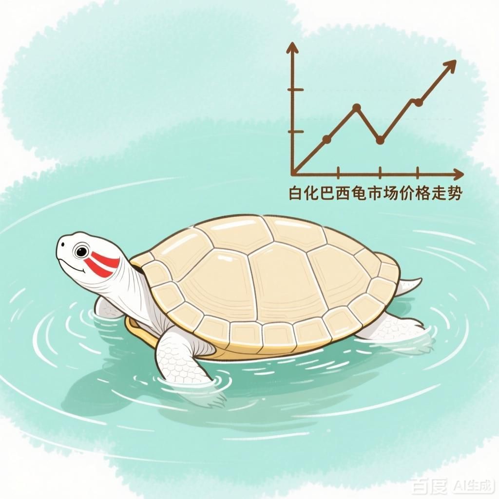白化巴西龜的市場價格走勢，白化巴西龜市場價格走勢 白化巴西龜的市場價格走勢，白化巴西龜市場價格走勢 龍魚百科 第3張