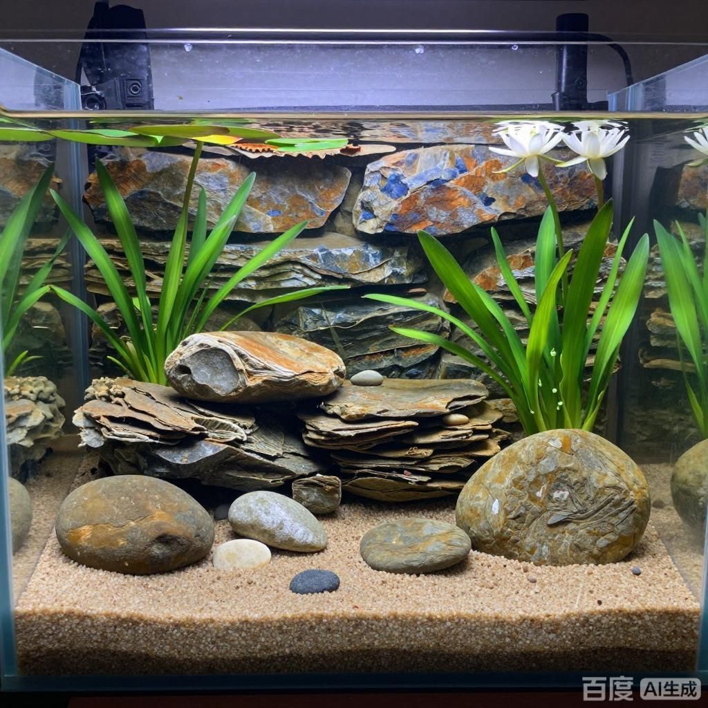 如何搭配魚缸造景，如何搭配魚缸造景，4張魚缸造景示意圖