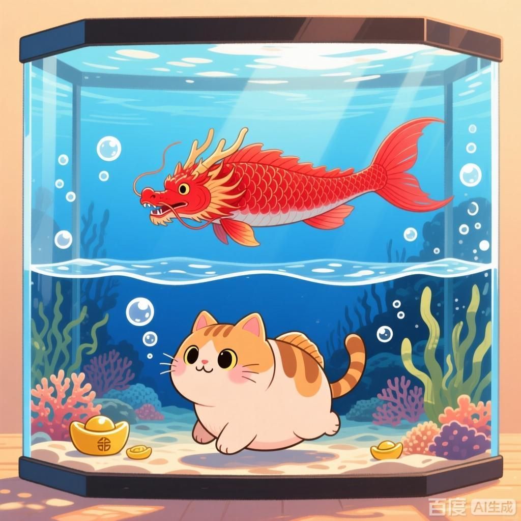 招財貓和龍魚混養有哪些成功案例，招財貓和龍魚混養在水族愛好者中是一種流行的養殖方式 招財貓和龍魚混養有哪些成功案例，招財貓和龍魚混養在水族愛好者中是一種流行的養殖方式 龍魚百科 第2張