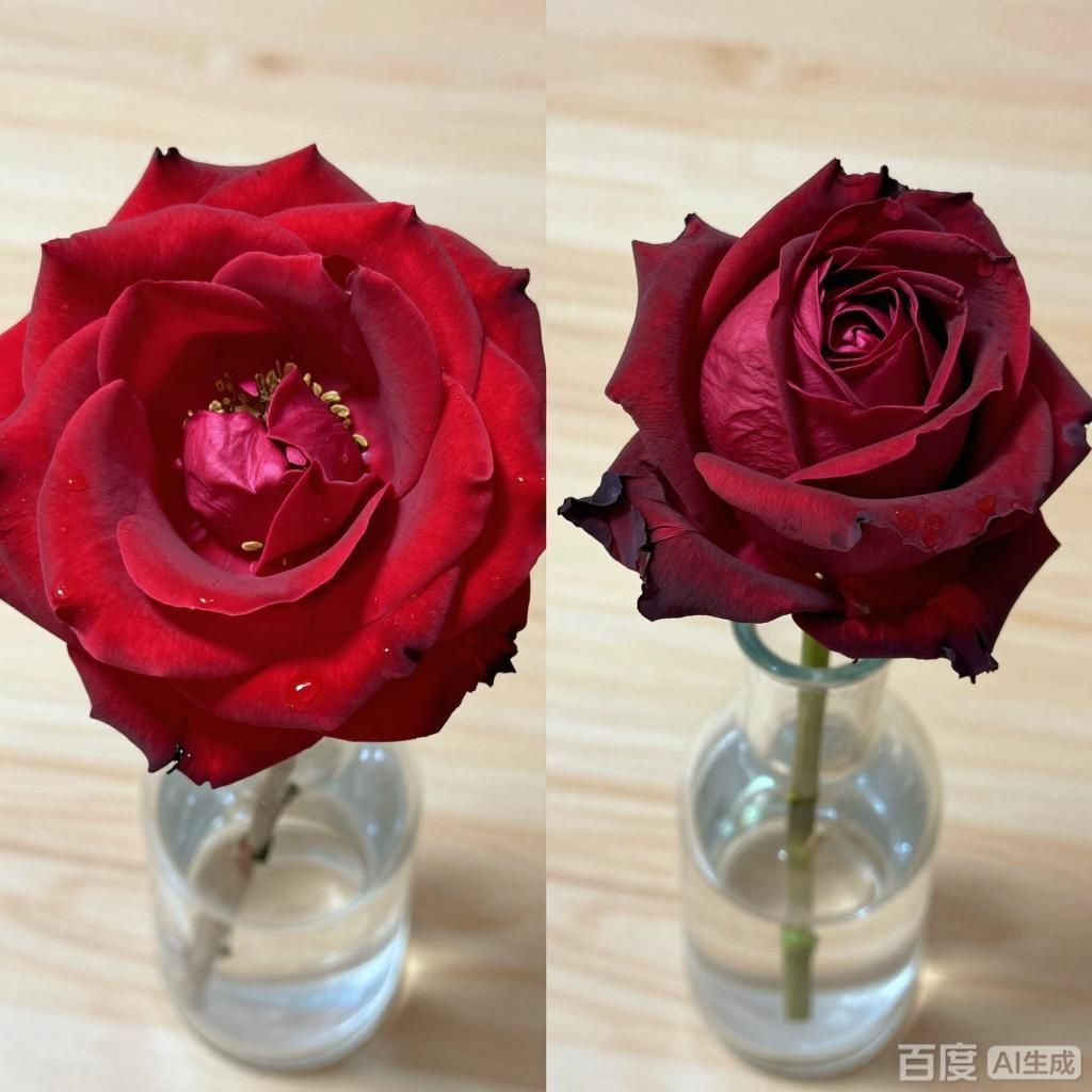 請提供一張更詳細的對比圖，紅龍魚新手飼養常見誤區