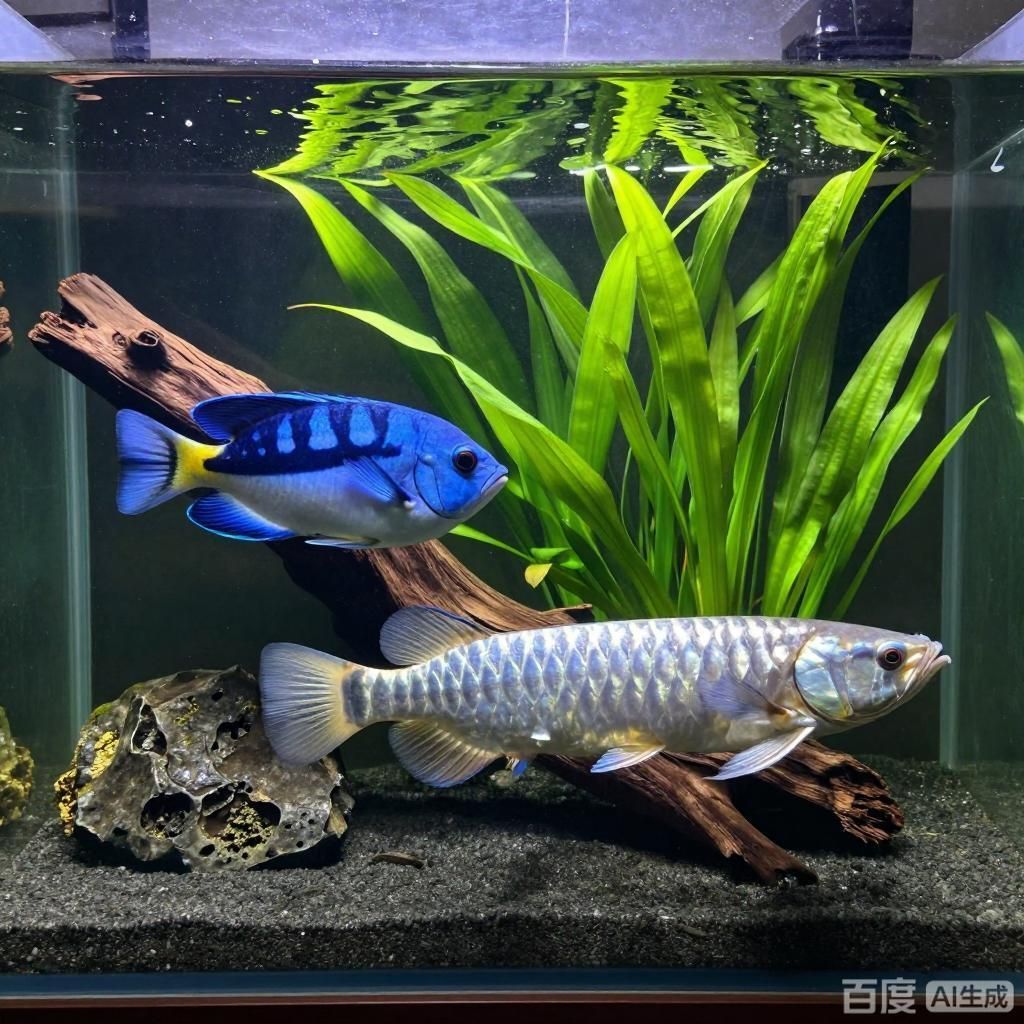 給我一些薩伊藍和龍魚混養的成功案例，如何判斷薩伊藍和龍魚混養的成功案例 給我一些薩伊藍和龍魚混養的成功案例，如何判斷薩伊藍和龍魚混養的成功案例 龍魚百科 第1張