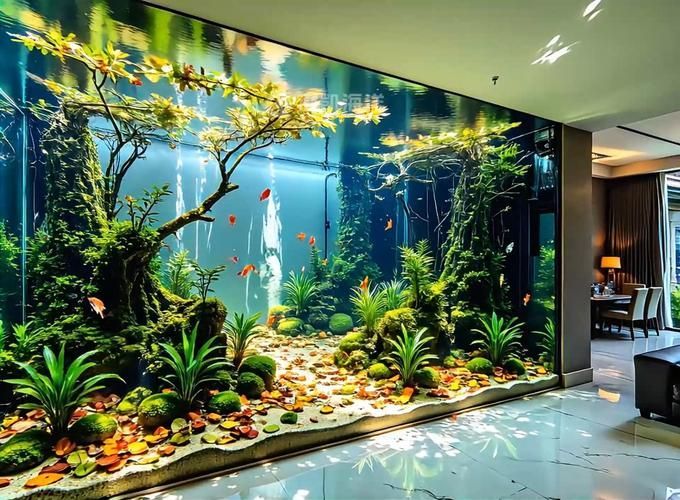 推薦一些適合放在客廳的魚缸款式，客廳魚缸款式推薦，適合放在客廳的魚缸款式推薦 推薦一些適合放在客廳的魚缸款式，客廳魚缸款式推薦，適合放在客廳的魚缸款式推薦 龍魚百科 第9張