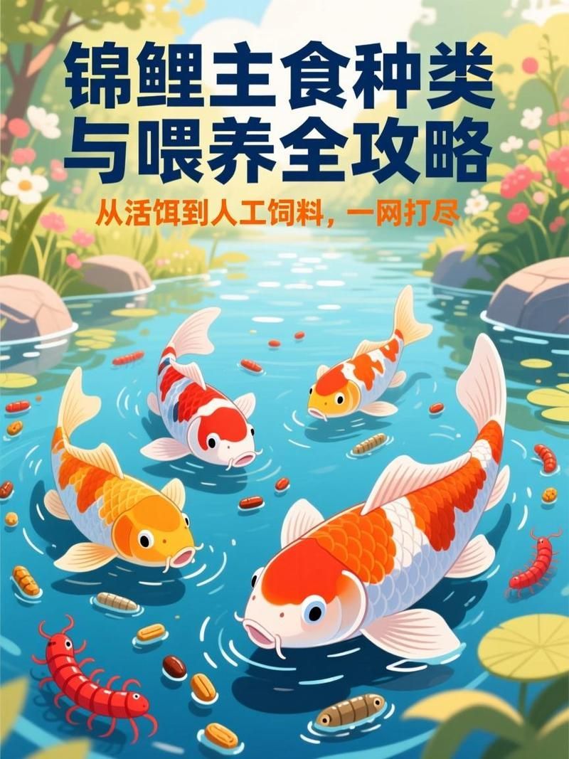 錦鯉魚怎么養？，錦鯉怎么養，錦鯉飼料選擇與喂養全攻略