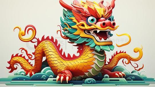 有沒有招財龍的3D模型素材，招財龍3d模型素材