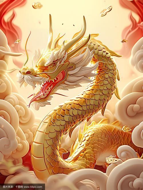 有沒有招財龍的3D模型素材，招財龍3d模型素材