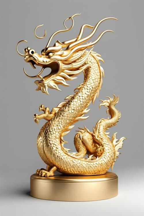有沒有招財龍的3D模型素材，招財龍3d模型素材